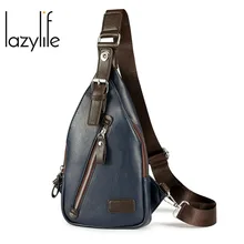 LAZYLIFE для мужчин груди пакет один плечевой ремень сзади сумка сумки через плечо для женщин слинг мешок наплечный рюкзак путешествия