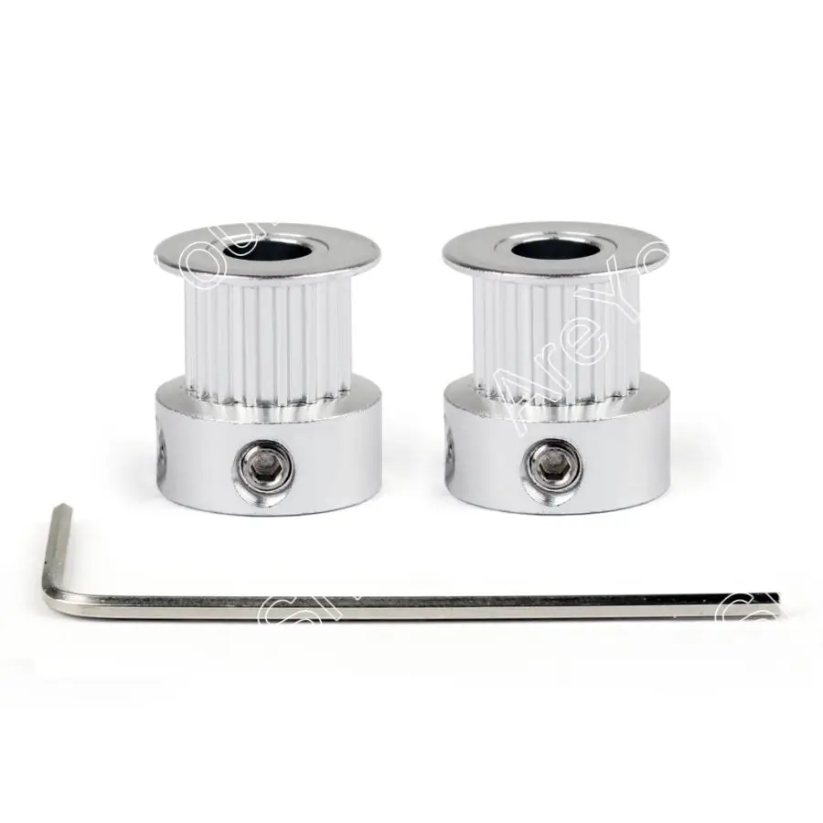 

Areyourshop Sale 20Pcs GT2 16T 5mm Bore Aluminum Timing Belt Pulley For 3D Printer Parts Printer Parts