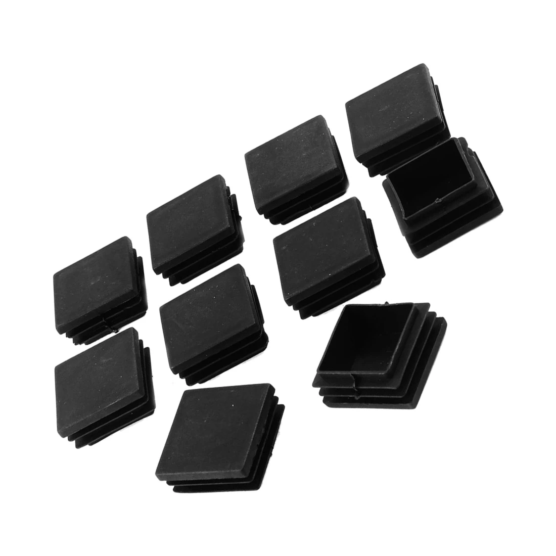 حار بيع مصنوعة من البلاستيك ، ل مربع غطاء نهاية قبعات خرطوم أنبوب-40 ملليمتر x 40 ملليمتر ، 10 أجزاء