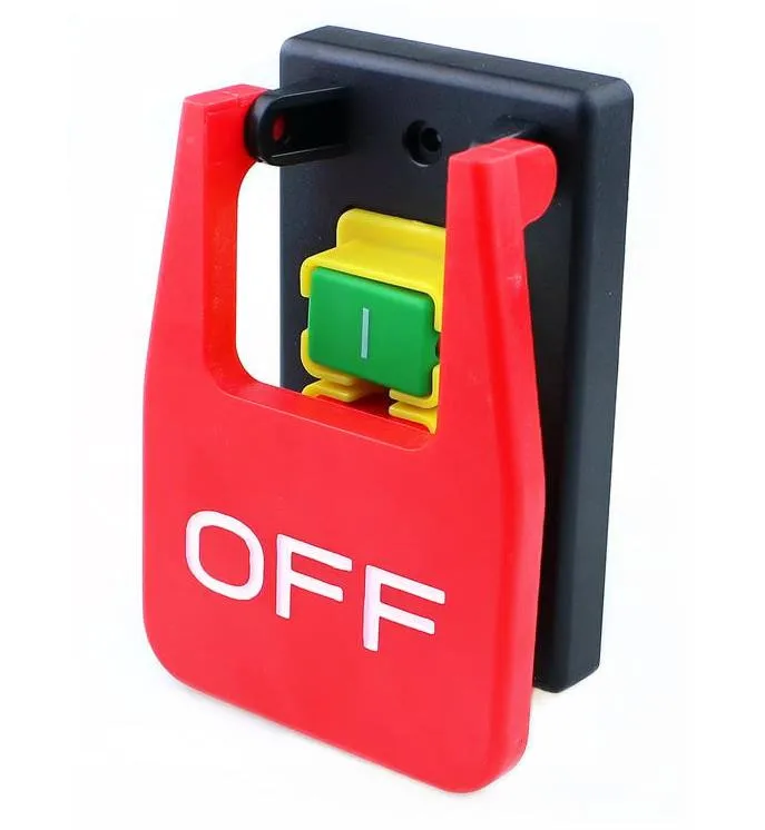 

KJD17B 220V-240V 16A 5E4 electromagnetic safety switch with emergency stop cover