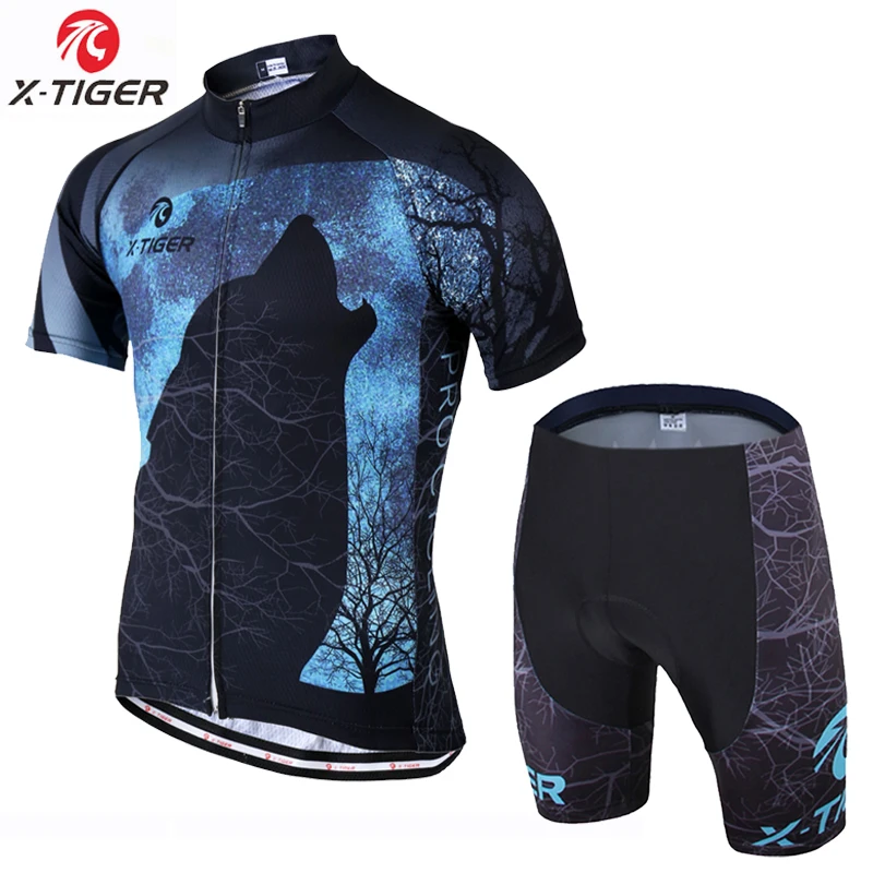 X-Tiger Pro летняя одежда для велоспорта трикотажный комплект для велоспорта Ropa Ciclista Hombre Maillot Ciclismo Racing велосипедная одежда комплект для велоспорта - Цвет: Jersey and Pant