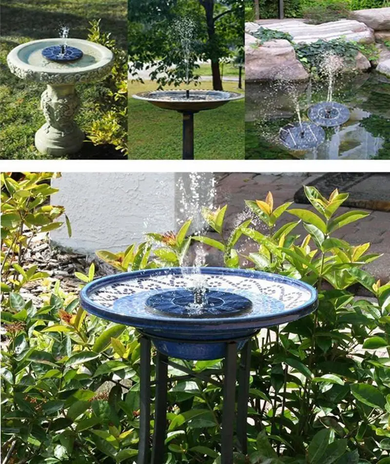 Мини солнечная панель, плавающий садовый насос, водяной фонтан для сада, бассейна, пруда, украшение, солнечный плавающий фонтан, водяной насос для бассейна