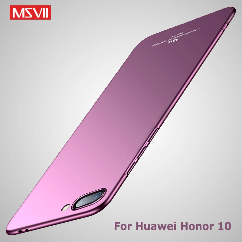 Чехол для Honor 10 Msvii Тонкий матовый чехол Huawei Lite PC View V10 чехол|Бамперы| |