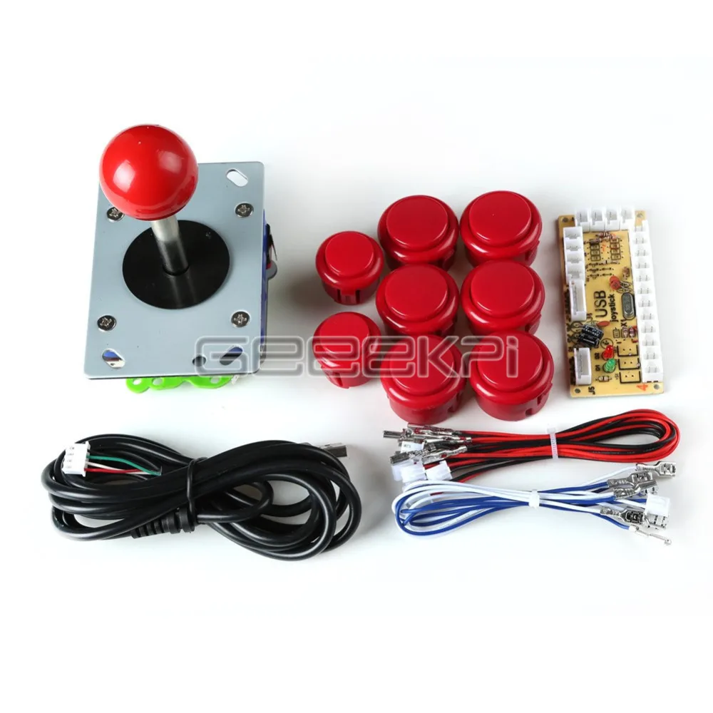 GeeekPi аркадная игра машина DIY части для JAMMA MAME & RetroPie: Нулевая задержка USB энкодер +