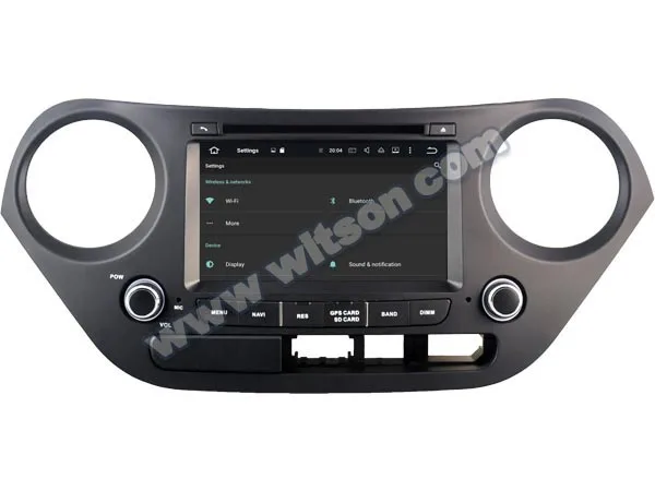 Sale WITSON Android 9.0 IPS HD Screen for HYUNDAI I10 2014-2015 CAR DVD RADIO 4GB RAM+64GB FLASH 8 Octa Core STEREO+DVR/WIFI+DSP+DAB 12