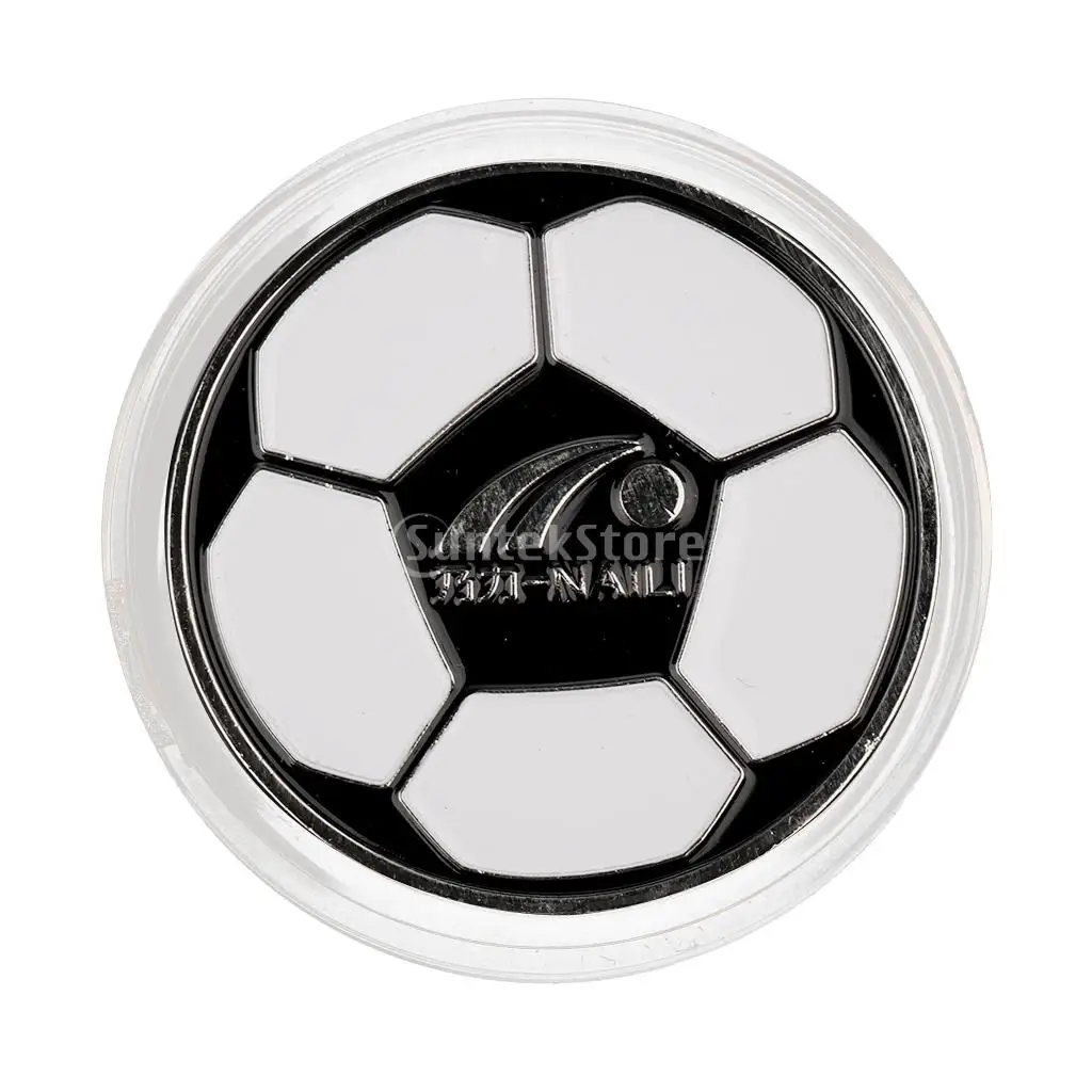 Double Sided Football Soccer Referee Flip Coin Toss Coin Plus Sports Referee Metal Whistles with Lanyard