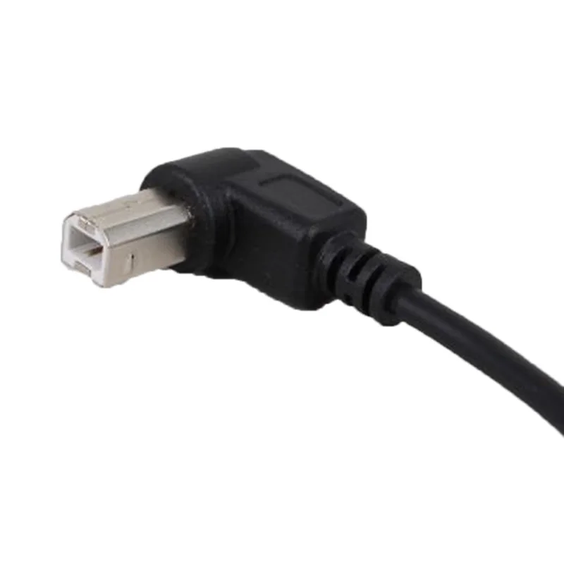 1 шт. правый угол Тип USB B &quotпапа&quot в Женский принтер Панель для крепления на