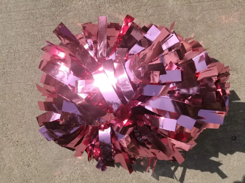 Professional Cheerleader Pom Poms  Maroon And White