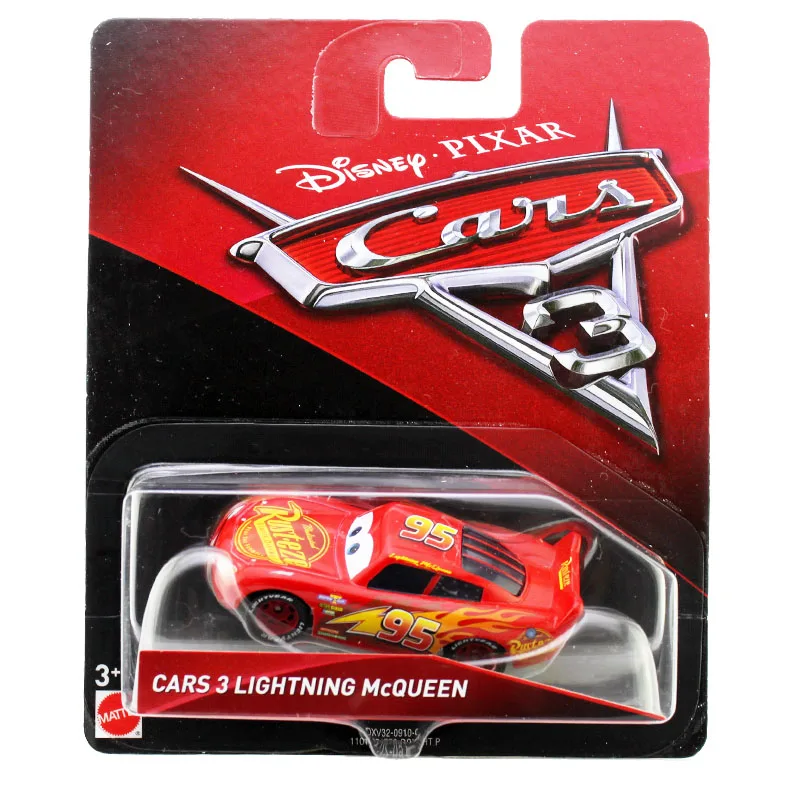 Disney Pixar Cars 3 игрушки Молния Маккуин Джексон Шторм Мастер Мак Крус Diecast металлического сплава модели автомобилей Рождественский подарок для мальчиков - Цвет: Lighting McQueen