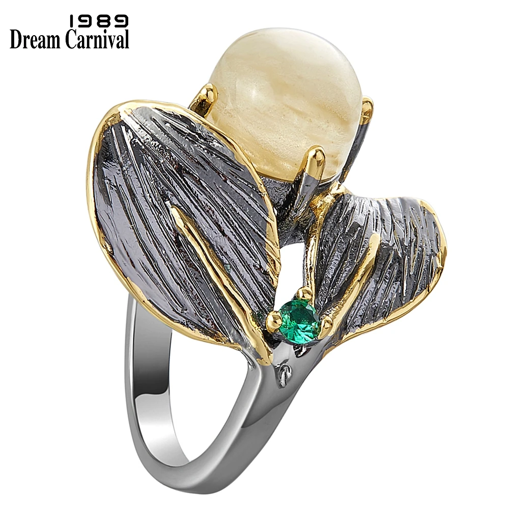 

Женские винтажные кольца DreamCarnival 1989, розовые кольца с чешским цветком, вечерние, модные ювелирные изделия, прямо с фабрики, WA11617