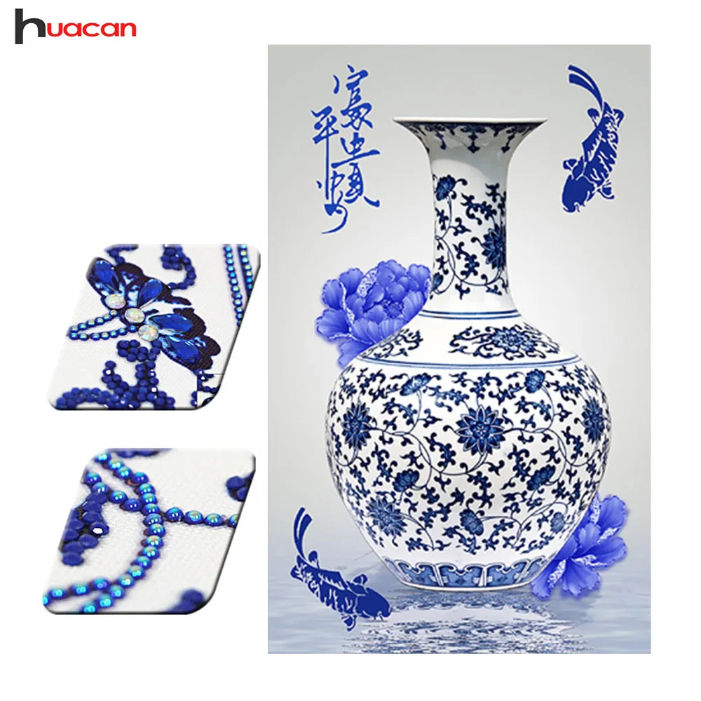 

Diamond Embroidery Vase Special Shape Diamond Painting Cross Stitich Flower Home Decoration Arts And Crafts Kit Decoration
