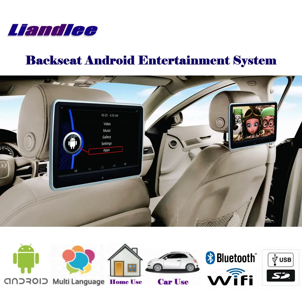 

10.1 inch Portable Car Android Andriod Multimedia Player / Headrest Head Rest Restraints HD Monitor Screen / Back Seat System