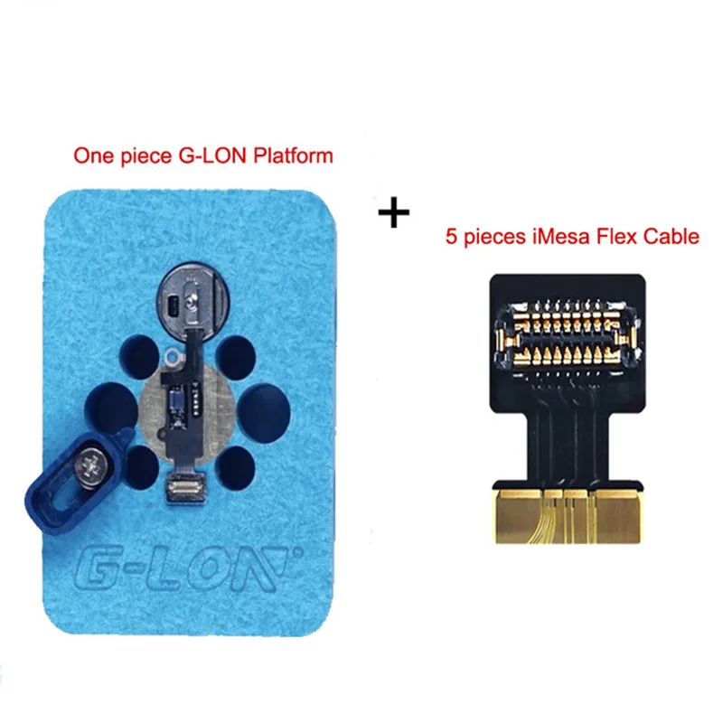 G-Lon iMesa отпечатков пальцев гнезда соединителя FPC Flex кабель отпечатков пальцев нагревательная платформа для iphone 7 7P 8 8P Touch ID наборы ключей