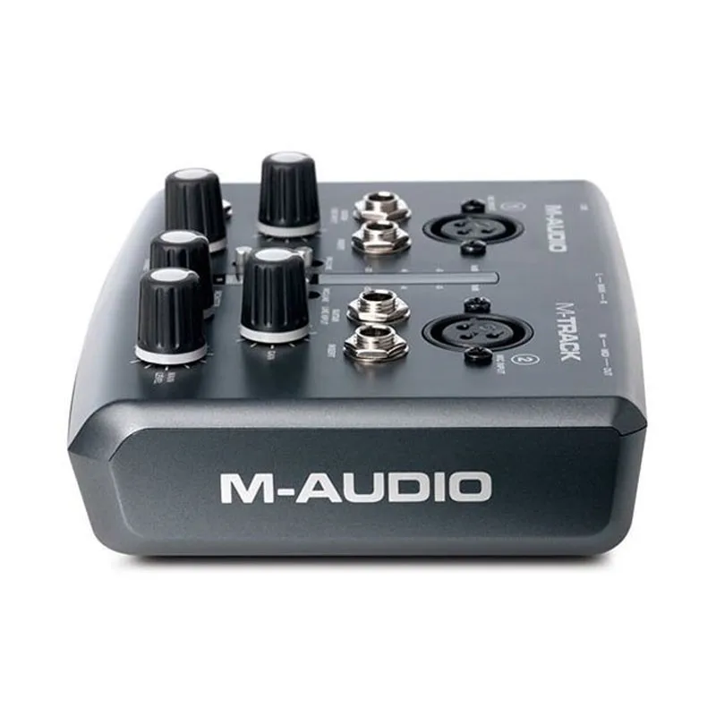 Бутик M-audio m-track usb аудио интерфейс звуковая карта внешняя 2 в 2 out профессиональная для записи