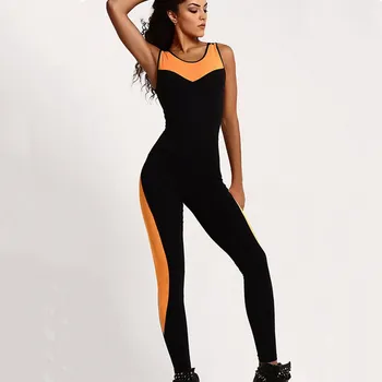 

Oufisun 2020 Summer Sexy Slim Bodysuit Women Long Pants Sexy Jumpsuit Womens Stretch Backless One Piece Running Women Jumpsuits