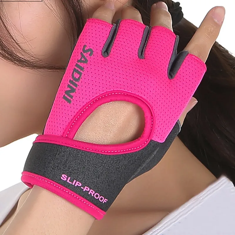 

H Cycling Anti-slip Anti-sweat Men Women Gloves Half Finger Breathable Quick Release Outdoor Bike Fitness Weight Lifting Glove