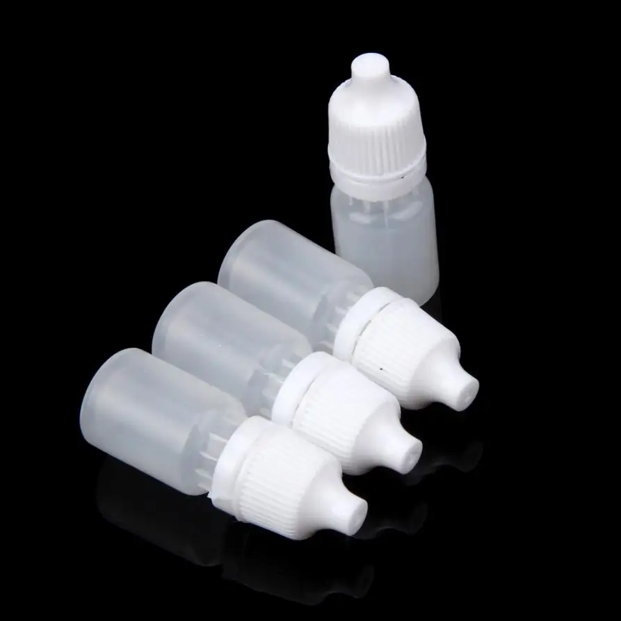 

25/50/100PCS 5ml Empty Plastic Squeezable Dropper Bottles Eye Liquid Dropper Oct 21