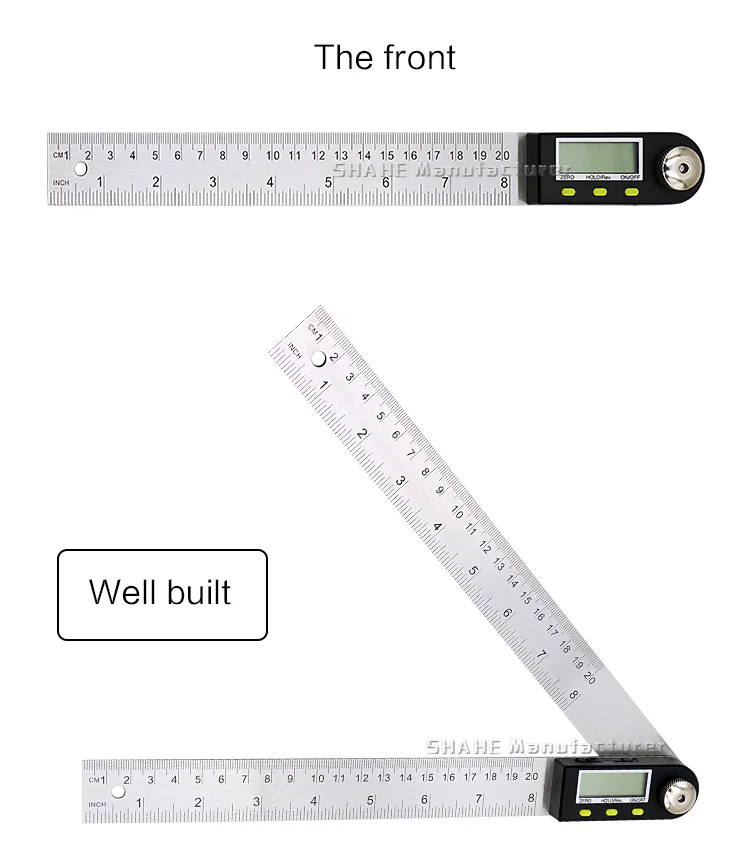 Портативный 200 мм Цифровой угломер Инклинометр электронный угломер цифровой угломер из нержавеющей стали угловая линейка