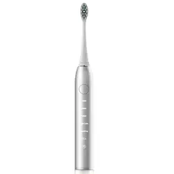 Retemporel power Зубная щетка ультразвуковая зубная щетка с 5 дополнительными режимами водостойкая 2 Сменные головки белый