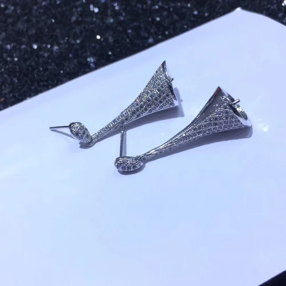 

Gorgeous Earrings Component and Findings, Stud Earrings Settings Mountings Parts Mounts for Pearls Jade Corals Stones Beads