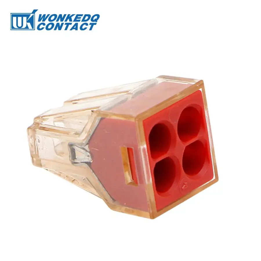 

Wago Wire Connector Terminals 773-604 Push Ins Plastic Material PA66 Fast Connectors 20PCS