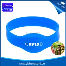 100 шт. Универсальный 13.56 мГц RFID Силиконовый браслет 1 К S50 близость закрытым NFC смарт-часы Тип для Управление доступом