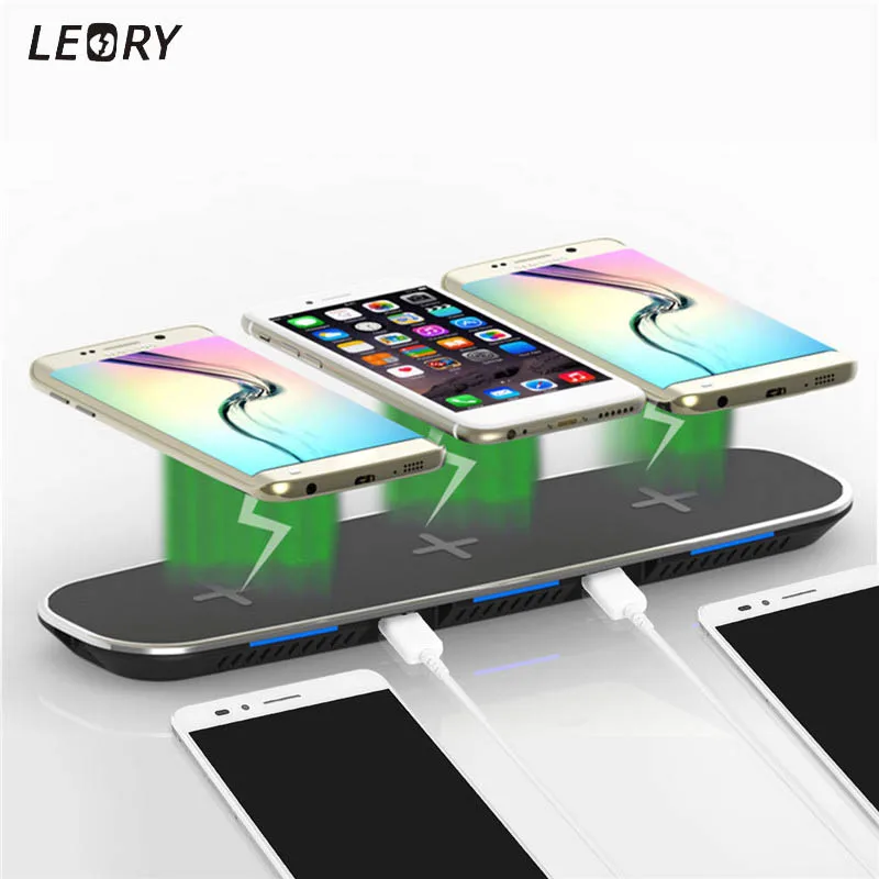 Multifunction Qi font b Wireless b font Car Phone font b Charger b font Holder 3in1