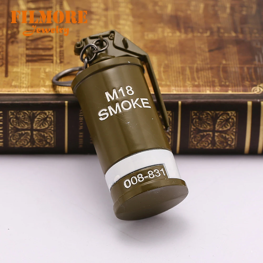 Горячая игра Playerunknown's Battlegrounds Frag Grenades Stun Grenades модель оружия брелок PUBG красный бензиновый барабан брелок для вентилятора