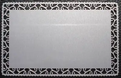 0,22 мм 100 шт пустая сублимационная металлическая именная карточка печать пустая визитная карточка сублимационная бумага для переноса чернил - Цвет: 17