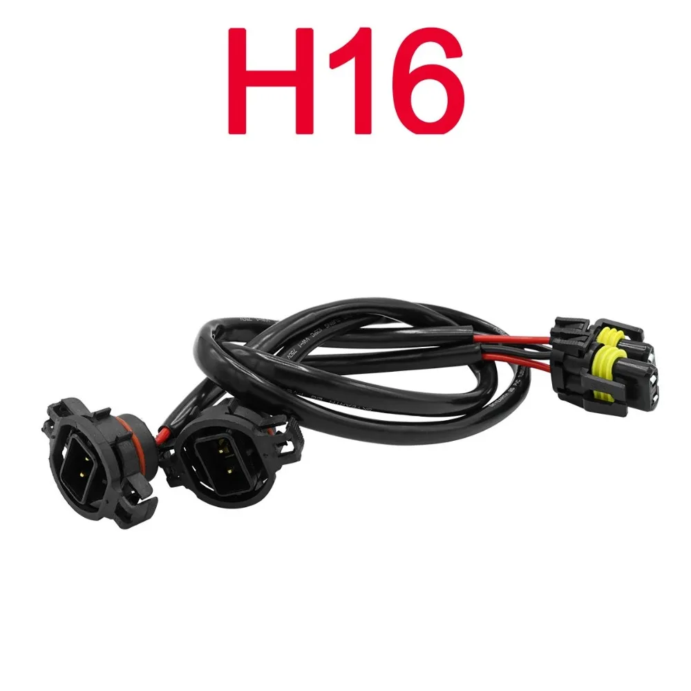 2 Pcs Wire Harness H7 Wire Harness HID Xenon Power Cable Connector Ballast Socket HID Wiring Adapter Conversion Kit