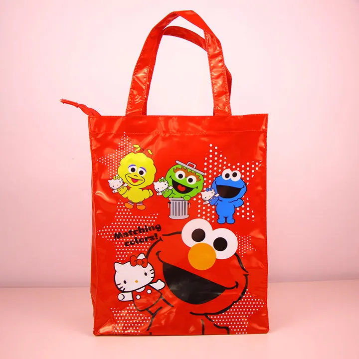 Модная уличная сумка с рисунком кунжута, сумка на одно плечо для детей, сумка для покупок, игрушки 27 см* 33 см