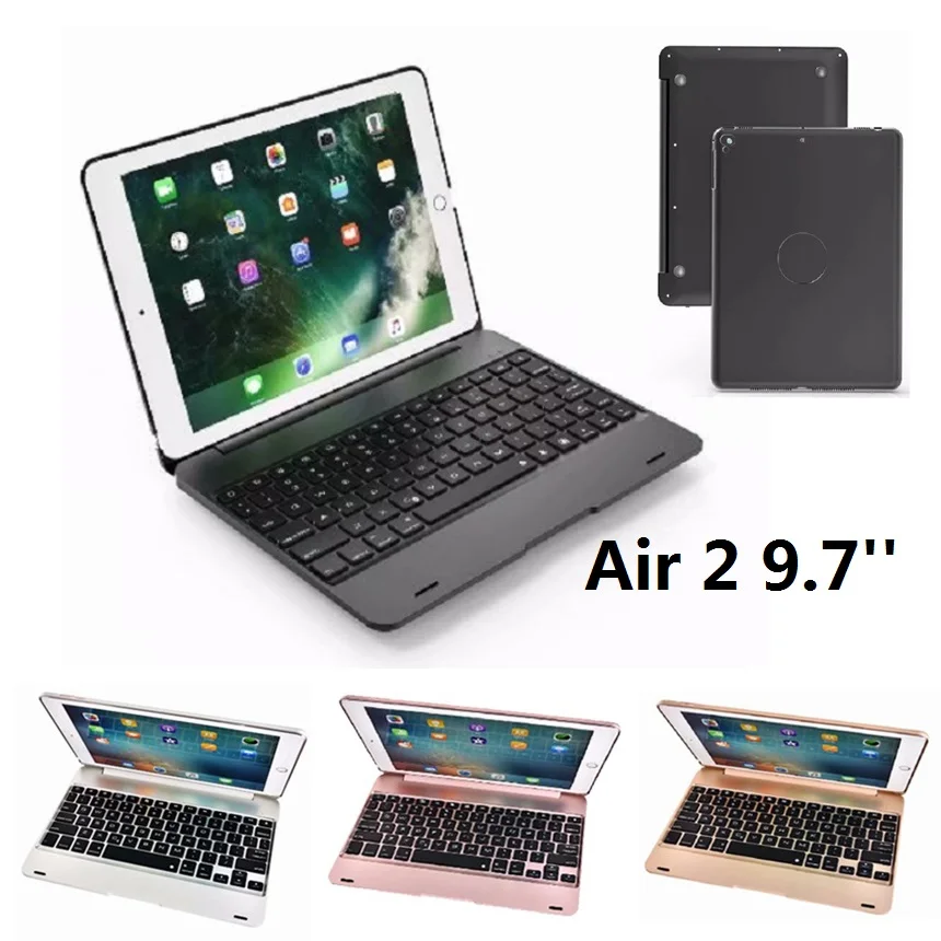 Новый чехол для iPad Air 2 с клавиатурой A1566 A1567 Bluetooth беспроводной клавиатуры 9 7