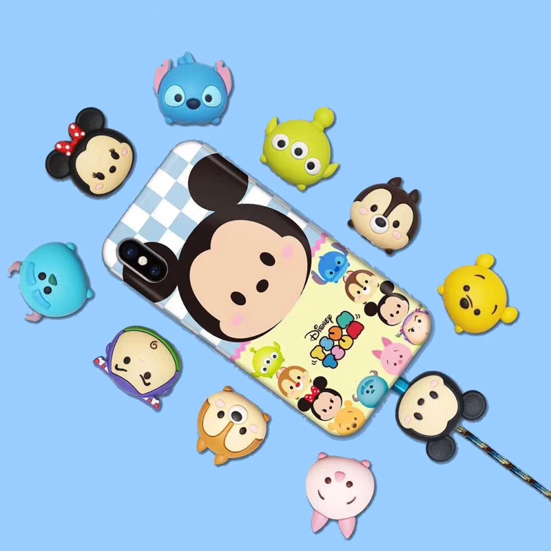 

Cartoon Cable Bite Protection Cute Animal Cable Protector Toys Mini Iphone Accessory Line Winder Protect data lines Protects