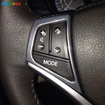 

For Toyota Vios Yaris 2013 2014 2015 Sedan 4Doors ABS Matte Interior Steering Wheel Panel Decoration Cover Trim Car Styling
