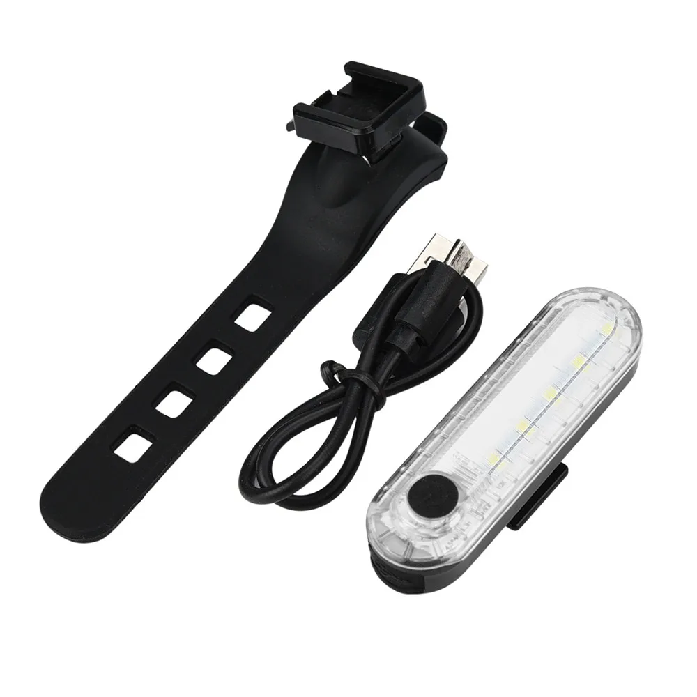 Водостойкий USB Перезаряжаемые велосипед Велоспорт 4 режима 5 светодиодный передний задний светильник лампа Нескользящая велосипед аксессуары 30