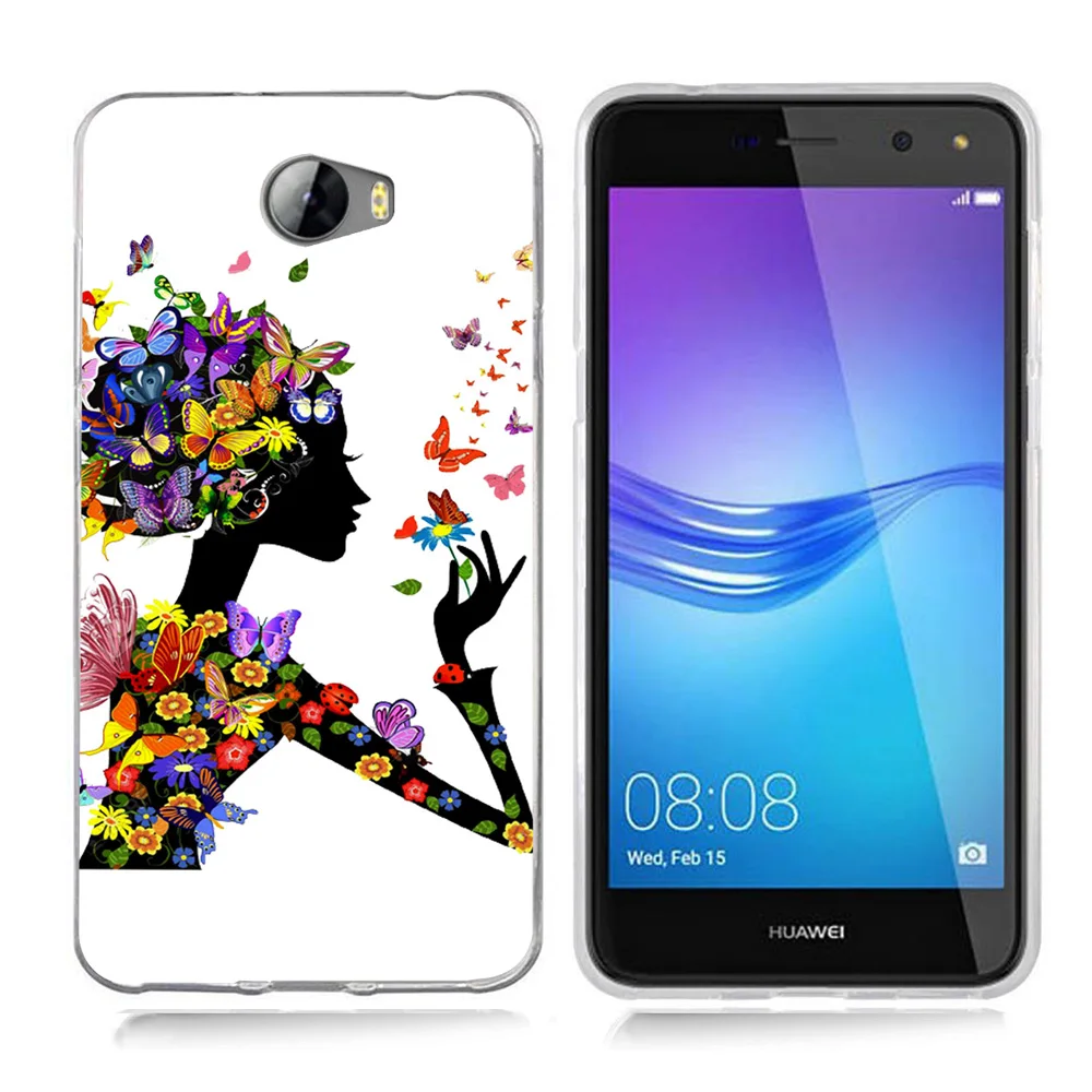 Чехол для Huawei Honor 5A LYO-L21/Y6 II Compact/Y5 Y5II 0627 Мягкий силиконовый чехол телефона из ТПУ |