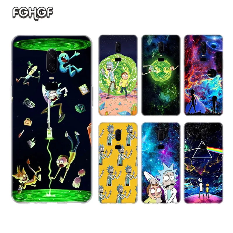 Роскошный мягкий силиконовый чехол для телефона Rick And Morty из ТПУ OnePlus One Plus 7 Pro 5 5T 6T 6