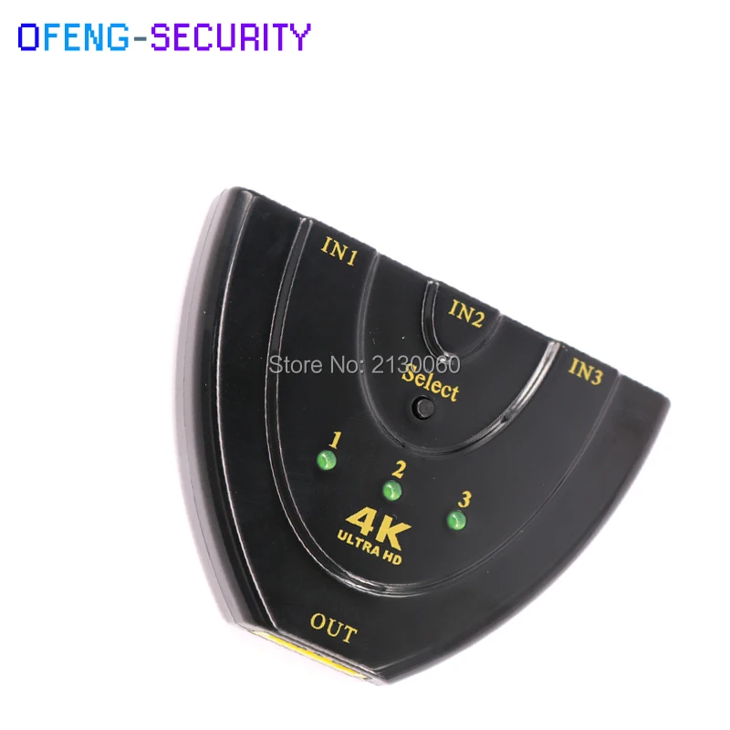 3D Mini 3 порта HDMI переключатель 1.4b 4K * 2 K сплиттер в 1 концентратор портов для DVD HDTV Xbox