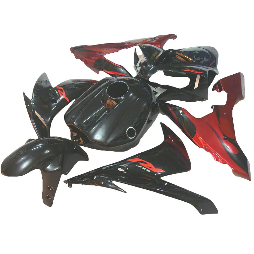 Обтекатель мотоцикла, пригодный для 2005 2004 2006 Красного пламени YAMAHA R1 04 05 06 YZF R1 обтекатели ABS SZ31