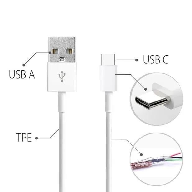 C type c подходит для телефонов lg samsung huawei xiaomi USB-C USB 3,1 type c кабель для зарядки и передачи данных для zte Zmax Pro Z981 z7