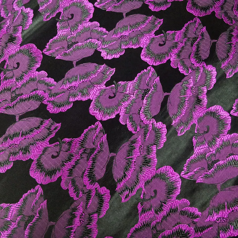 

2018 New Chinese Silk Brocade Fabric Wedding Dress Chi-pao Children Tang Suit Cushion Handbag Black With P Lotus Water Lily