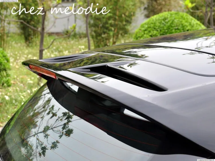 Different Colors Painted Abs Car Rear Roof Spoiler Wing For Ford Fiesta
