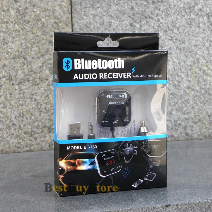 XCGaoon Bluetooth 4 0 автомобильный комплект громкой связи mp3 плеер FM передатчик поддержка