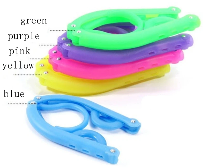 

700 шт разноцветный путешествия складная вешалка для одежды вешалка складная вешалка для одежды, куртки для верхняя одежда крюк