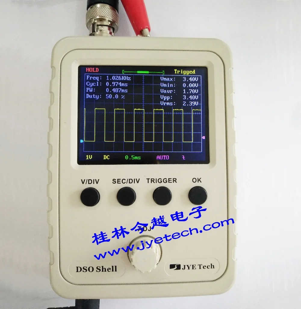 JYETech оригинальный DSO Shell (DSO150) Портативный цифровой осциллограф DIY Kit SMD