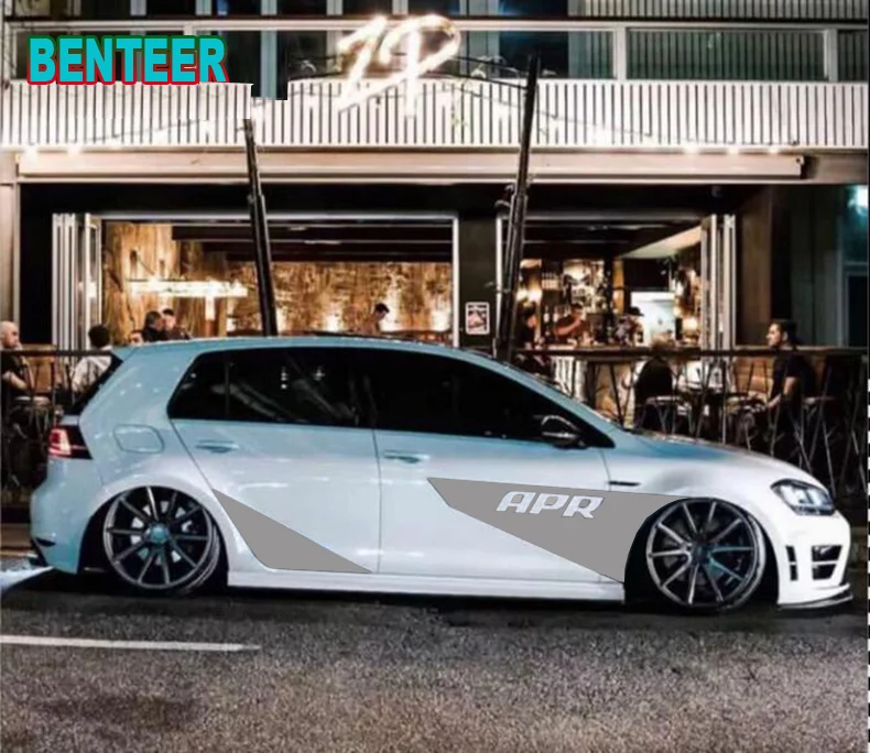 Стикер кузова автомобиля для Volkswagen VW Golf 6 7 GTI CC POLO Sagitar Bora Passat Touran 2 шт.|Наклейки на