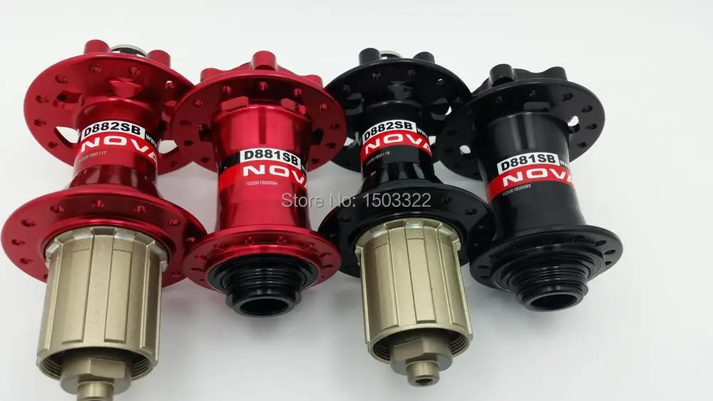 Novatec d811sb d812sb disc brake Barrel 15mm/QR shaft bearing hub MTB