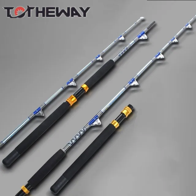 High Carbon strong power roller guides game/trolling rod 80 150KG 1.80m
