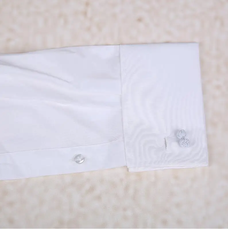 2019 New Fashion Groom Tuxedos Shirts Best Man Groomsmen White or Black Men Wedding Shirts Formal 5