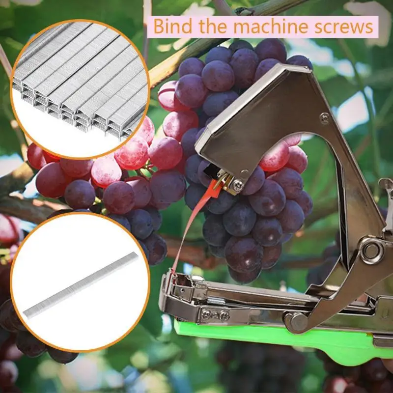  Tape Tool Binder Nail Tapener Tying Machine Garden Plant Tapetool Tapener Set for Vegetable Pruning